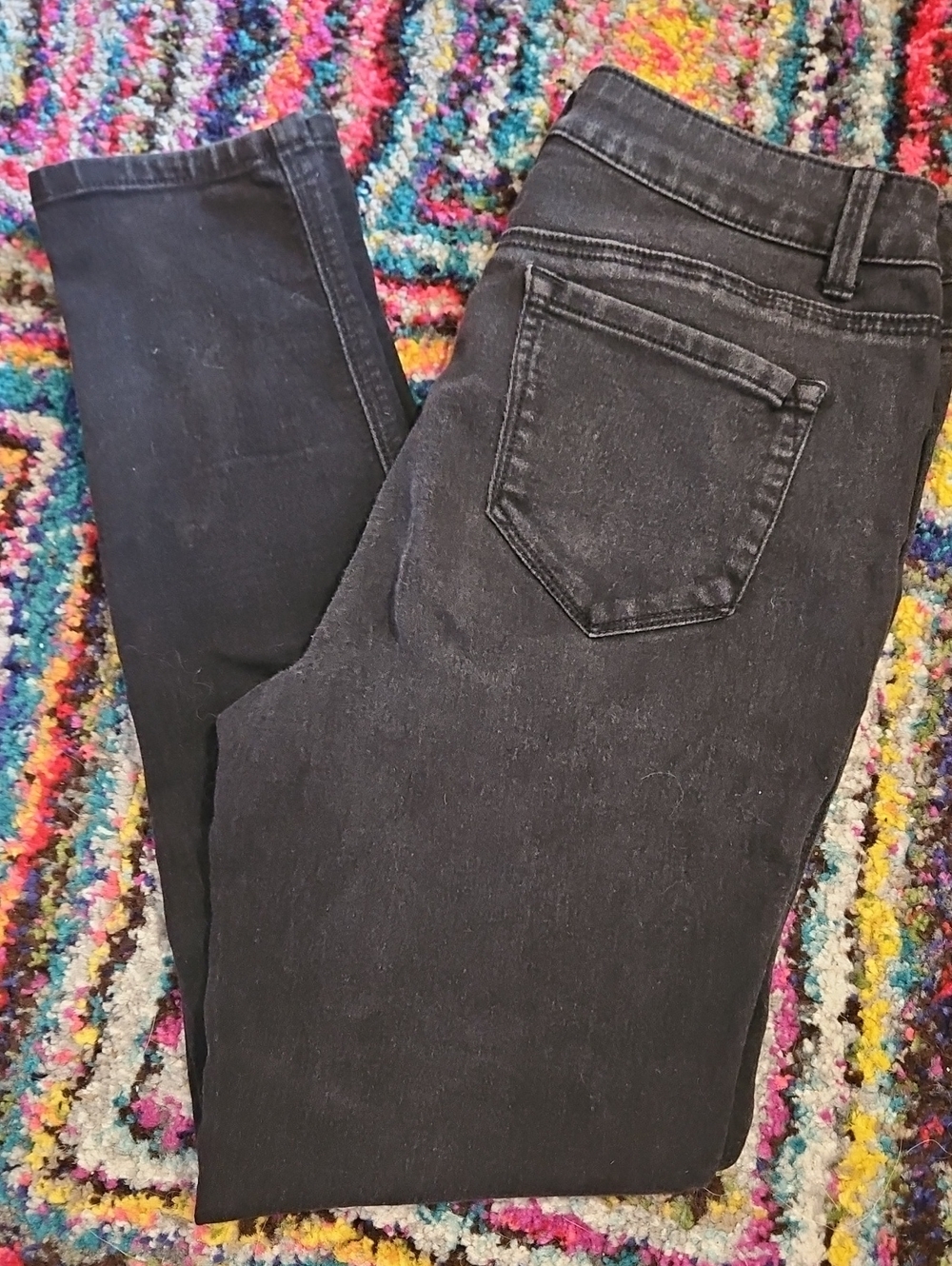 Women’s Charcoal Skinny High-Rise Jeans